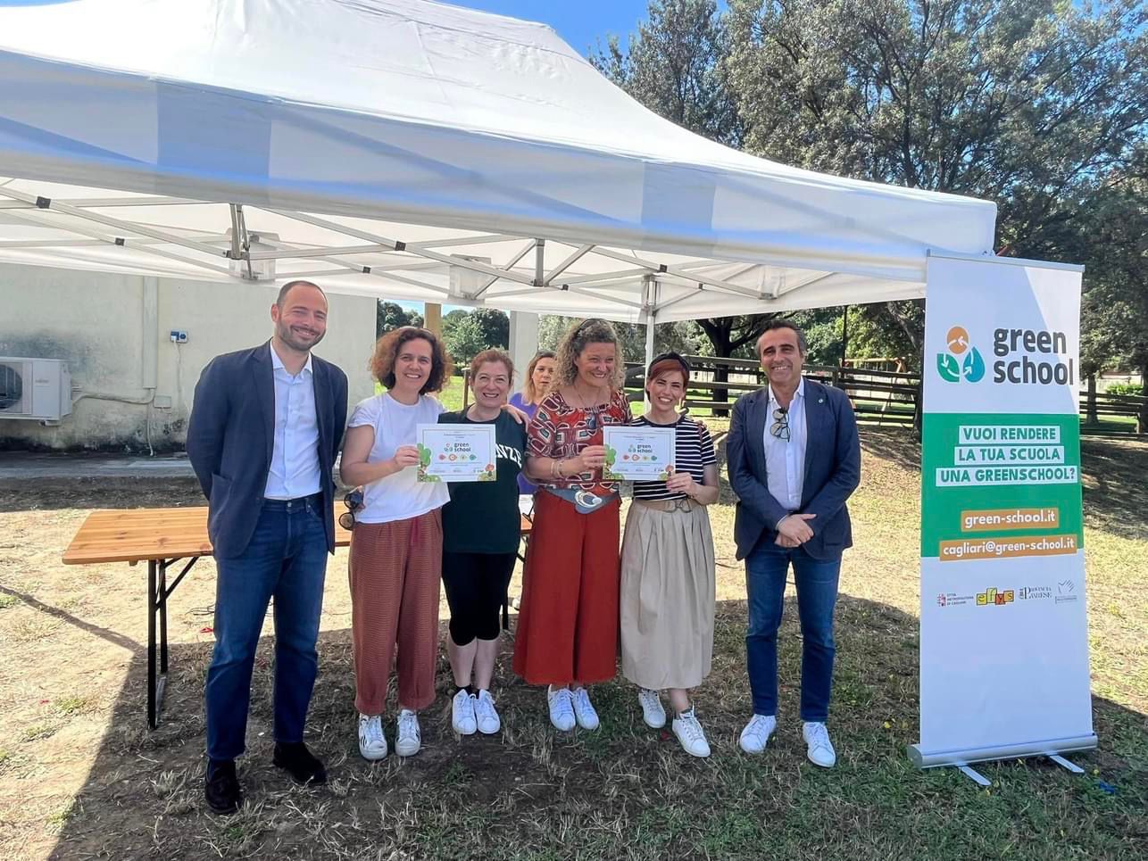 Spano e Manno ricevono la Certificazione Green School