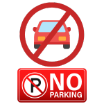 Divieto di accesso e di parcheggio auto
