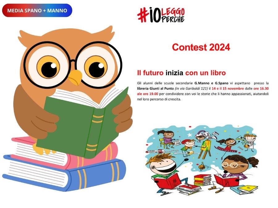 Con #ioleggoperché dona un libro alle scuole medie Spano e Manno