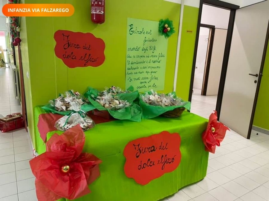 Fiera del dolce elfico alla Scuola dell'Infanzia di via Falzarego
