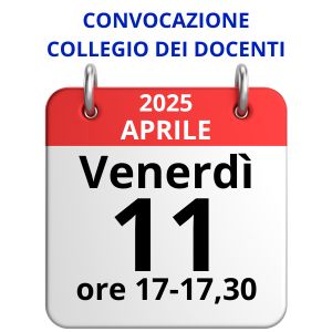 AGENDA: Convocazione CDU straordinario venerdì 11 aprile 2025