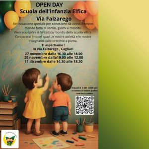 Open Day Scuola Infanzia Via Falzarego: 27 e 29 novembre e 11 dicembre 2025 vieni a trovarci!