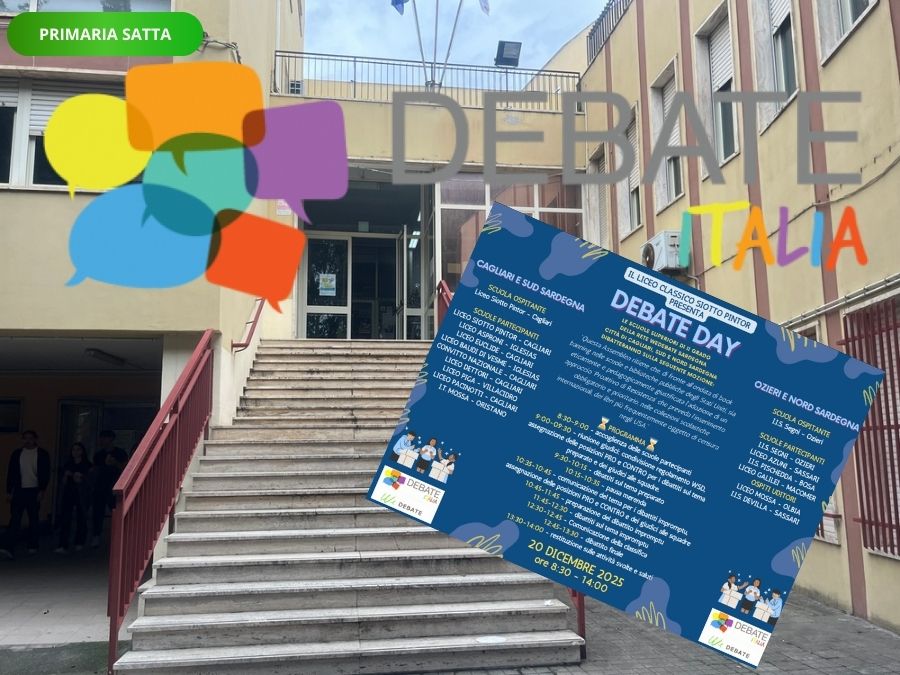 Debate Day 2025: una giornata di confronto sul progetto cui aderisce la Scuola Primaria Satta di Cagliari